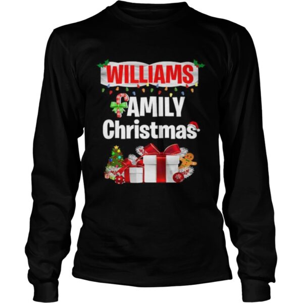 Williams family gift merry christmas 2020 shirt