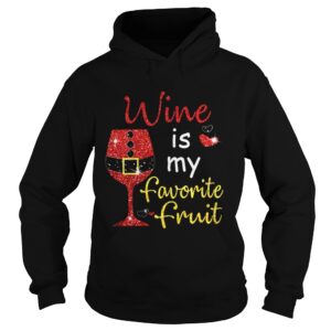 Wine Is My Favorite Fruit Christmas Shirt