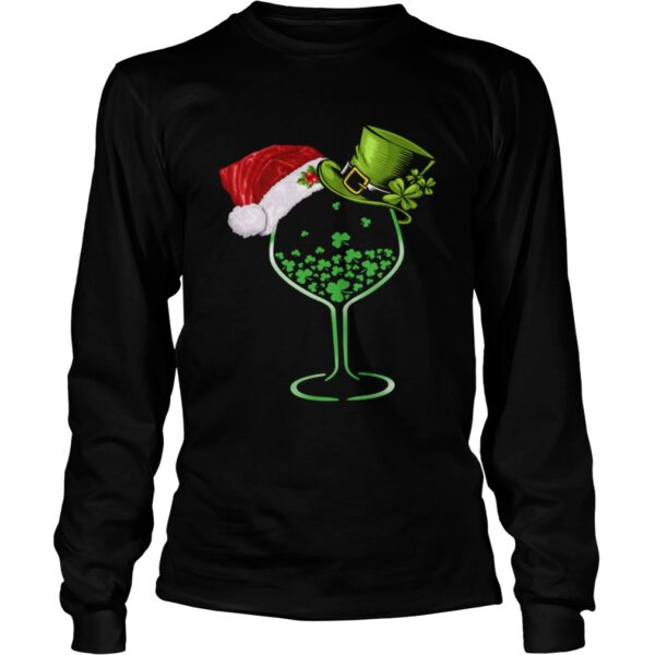 Wine St Patrick Hat Christmas shirt