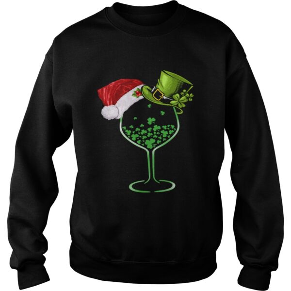 Wine St Patrick Hat Christmas shirt