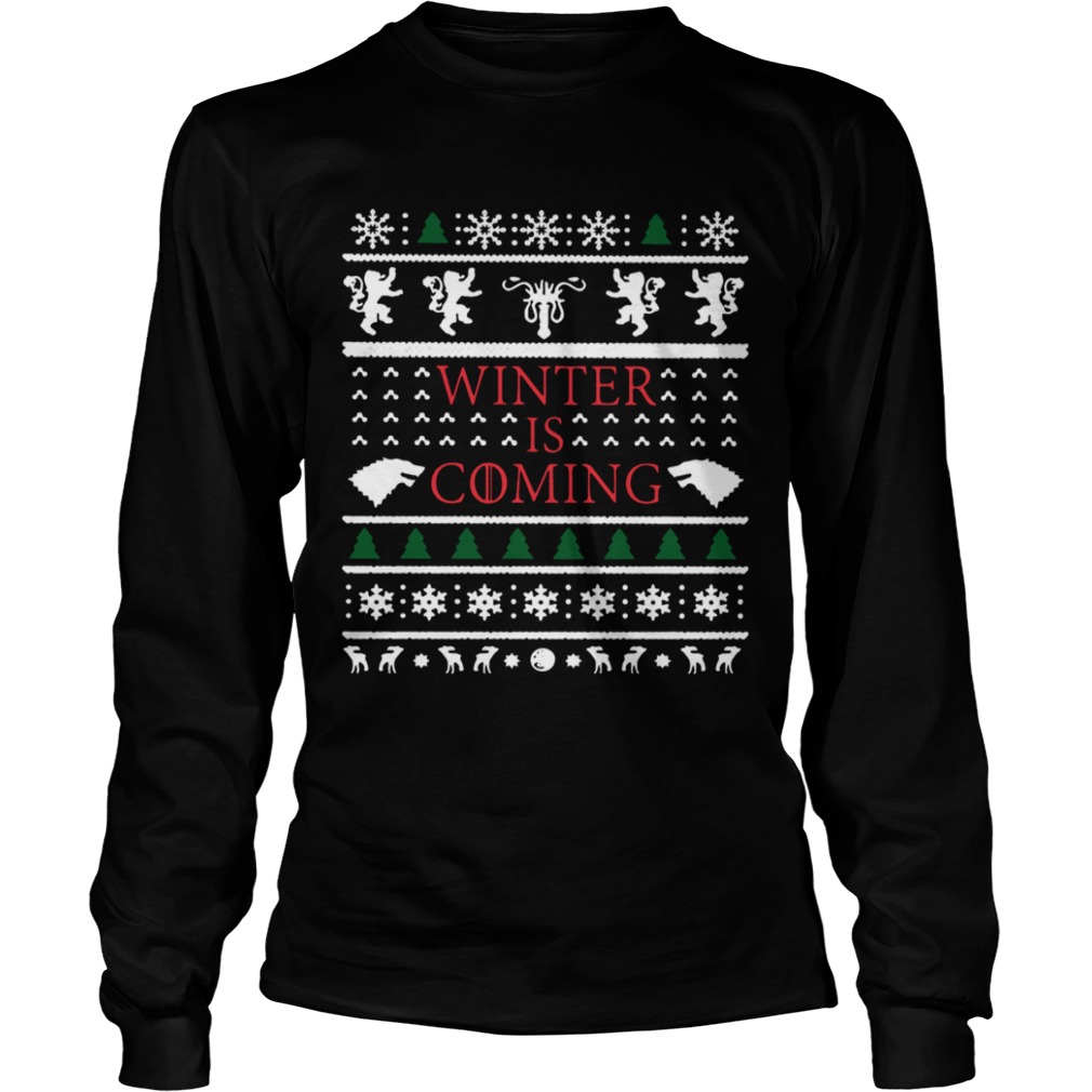 Winter Is Coming Ugly Christmas shirt Winter Is Coming Ugly Christmas shirt