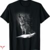 Wolf Ripping T-shirt Black And White Style