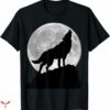 Wolf Ripping T-shirt Moon Back