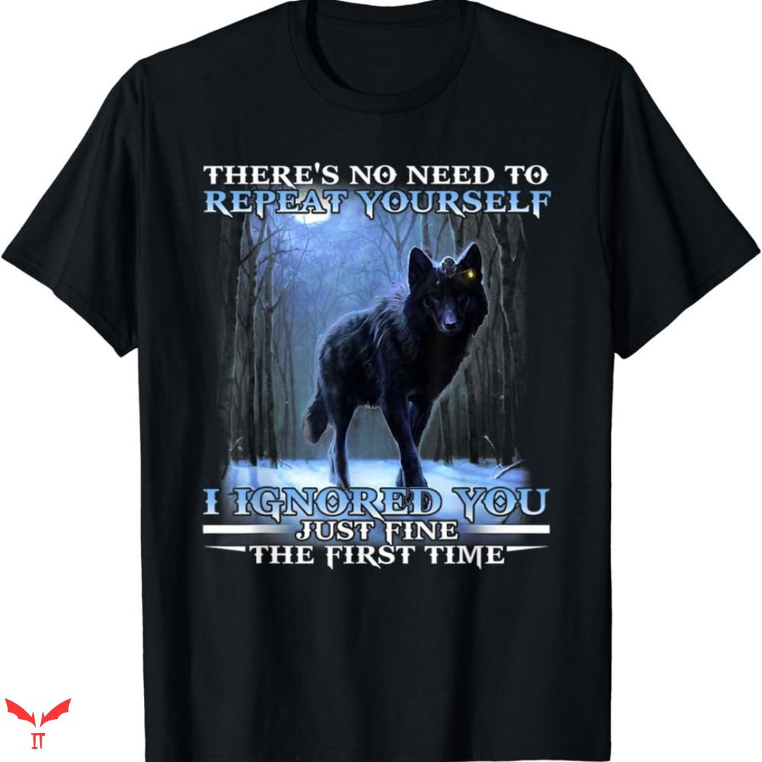 Wolf Ripping T-shirt Repeat Yourself Wolf Ripping T-shirt Repeat Yourself