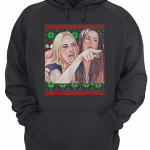 Woman Yelling At Cat Meme Ugly Christmas shirt 3