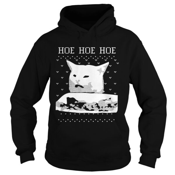 Woman Yelling Cat Hoe hoe hoe ugly christmas shirt