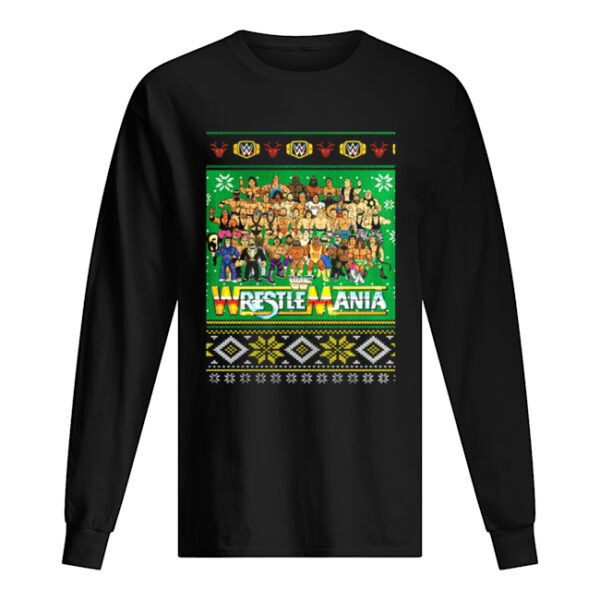 WrestleMania 3D Christmas shirt