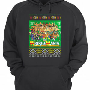 WrestleMania 3D Christmas shirt 3