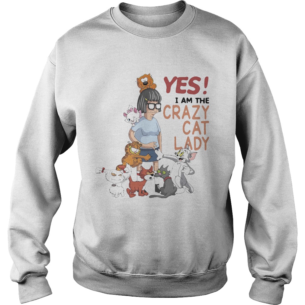 Yes I am the crazy cat lady shirt Yes I am the crazy cat lady shirt