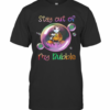 Yoga Cow Mask Stay Out Of My Bubble Covid 19 T-Shirt