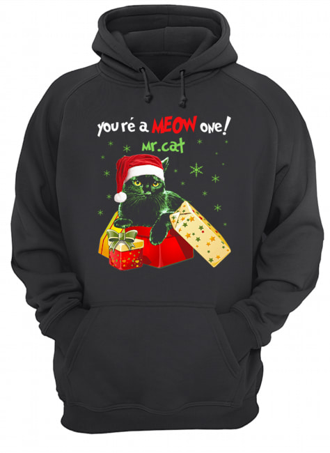 You're A MEOW One Mr Cat Christmas Holiday Funny T-Shirt You're A MEOW One Mr Cat Christmas Holiday Funny T-Shirt