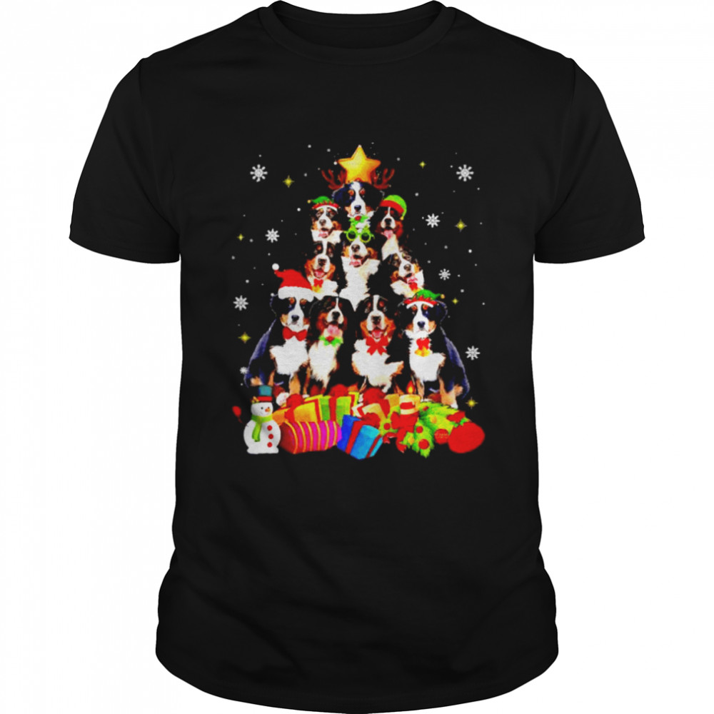 bernese Mountain Christmas tree shirt bernese Mountain Christmas tree shirt
