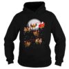 chicken with santa claus xmas shirt