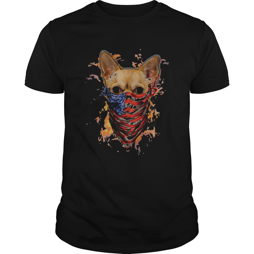 chihuahua mask face american fire in sight shirt chihuahua mask face american fire in sight shirt