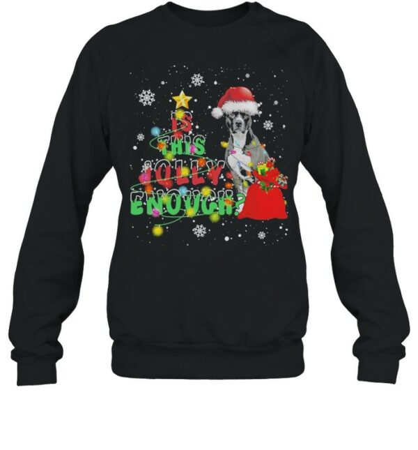 is This Jolly Enough Merry Christmas Pitbull shirt