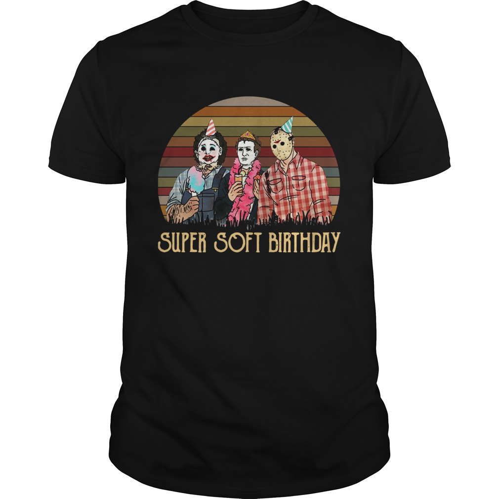 orror movie characters super soft birthday vintage shirt orror movie characters super soft birthday vintage shirt