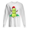 tennis Snowman Funny Santa hat Gift Party Christmas T-Shirt