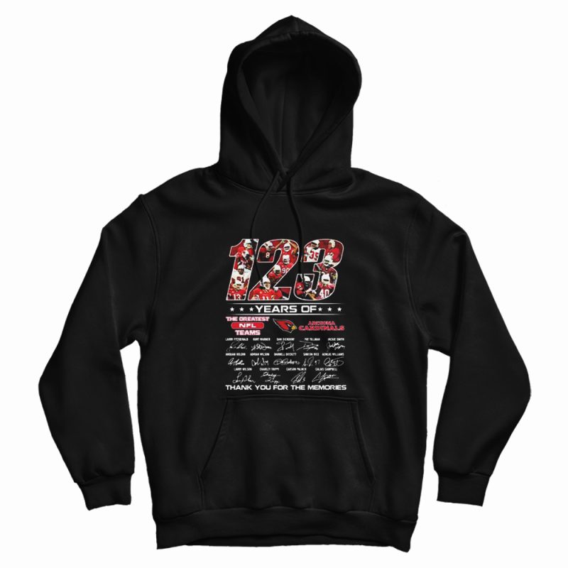 123 Years Of The Greatest Nfl Teams Arizona Cardinals Signatures Hoodie 123 Years Of The Greatest Nfl Teams Arizona Cardinals Signatures Hoodie