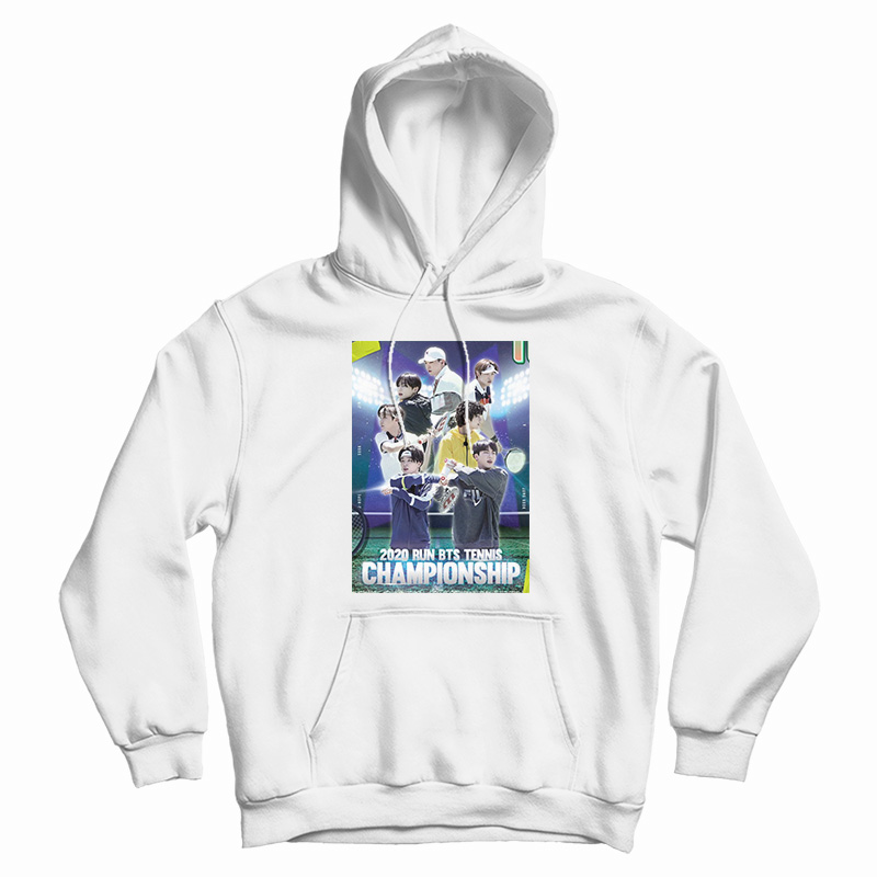 2020 Run BTS Tennis Championship Hoodie 2020 Run BTS Tennis Championship Hoodie