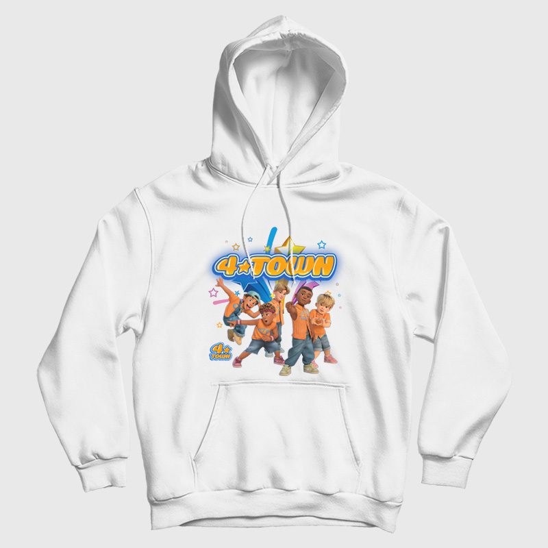 4 Town Turning Red Hoodie 4 Town Turning Red Hoodie