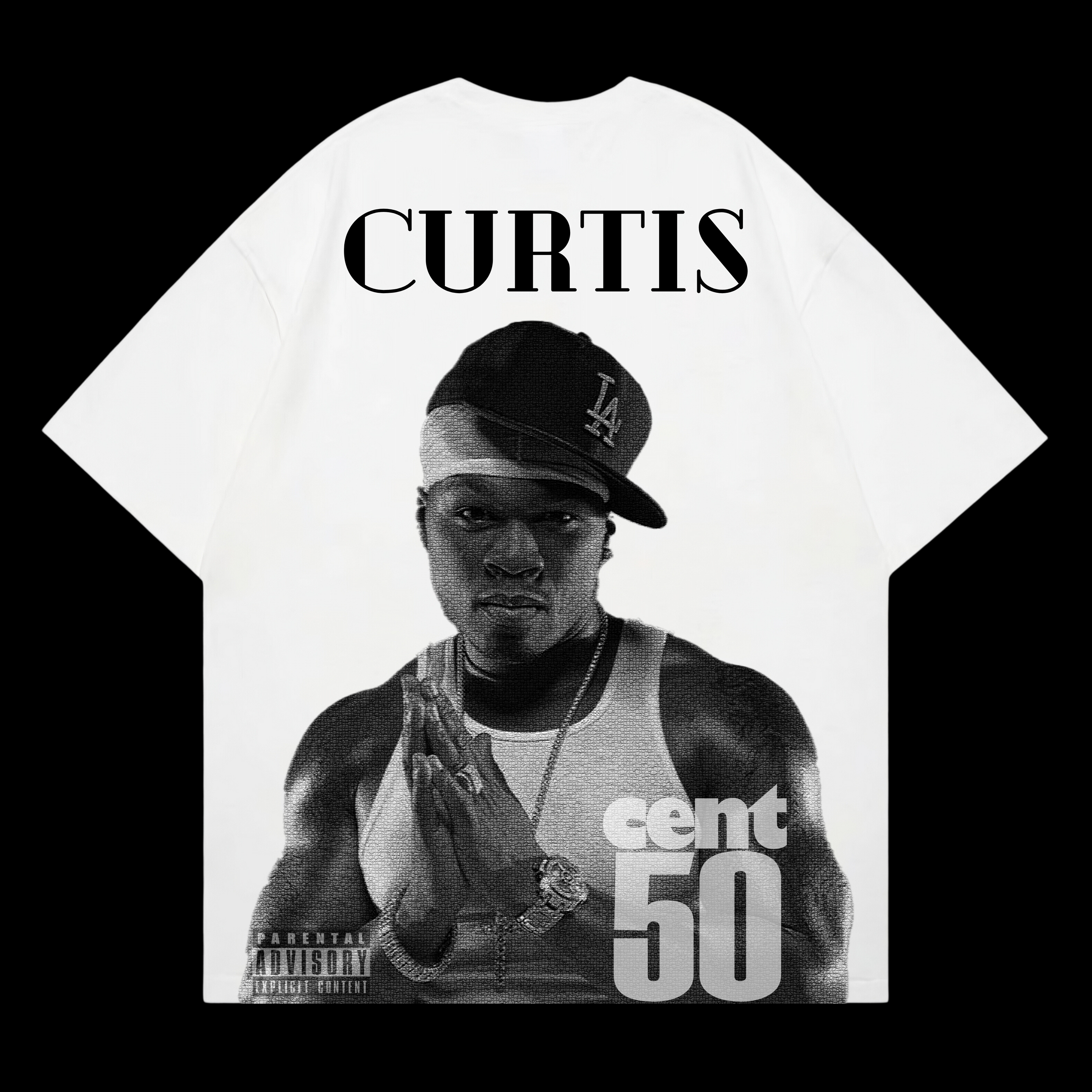 50 Cent Oversized Tee 50 Cent Oversized Tee