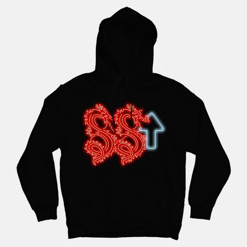 88Rising Dragon Neon Hoodies 88Rising Dragon Neon Hoodies