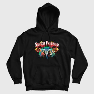 90s Cartoon Super Friends Hoodie