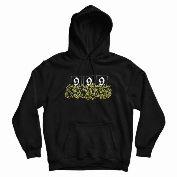 999 Club Juice Wrld Flame Hoodie