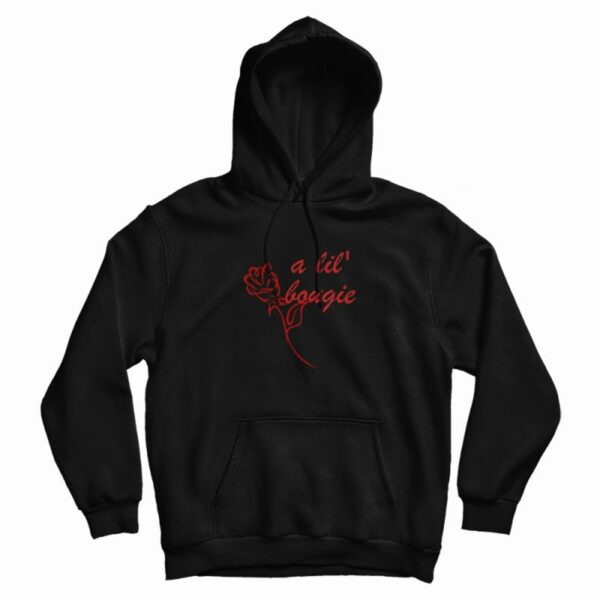 A Lil’ Bougie Red Rose Hoodie