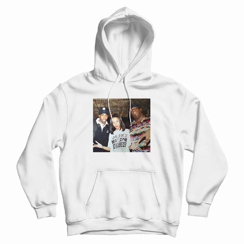 Aaliyah x Puff Daddy x The Notorious B.I.G. Hoodie Aaliyah x Puff Daddy x The Notorious B.I.G. Hoodie
