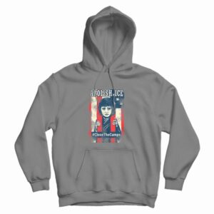 Abolish Ice Close The Camp Flag Vintage Hoodie 3