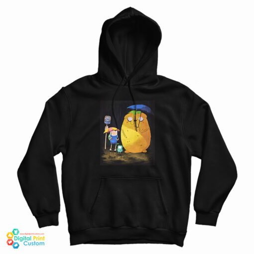 Adventure Time In The Rain My Neighbor Totoro Hoodi Adventure Time In The Rain My Neighbor Totoro Hoodi