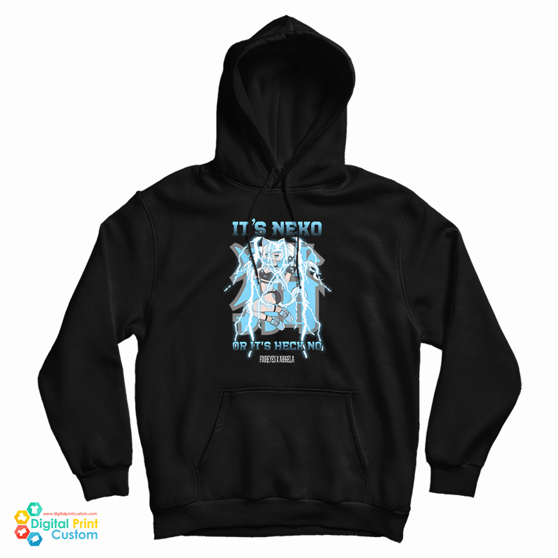 Ahhgela X It’s Neko Or It's Heck No Hoodie Ahhgela X It’s Neko Or It's Heck No Hoodie