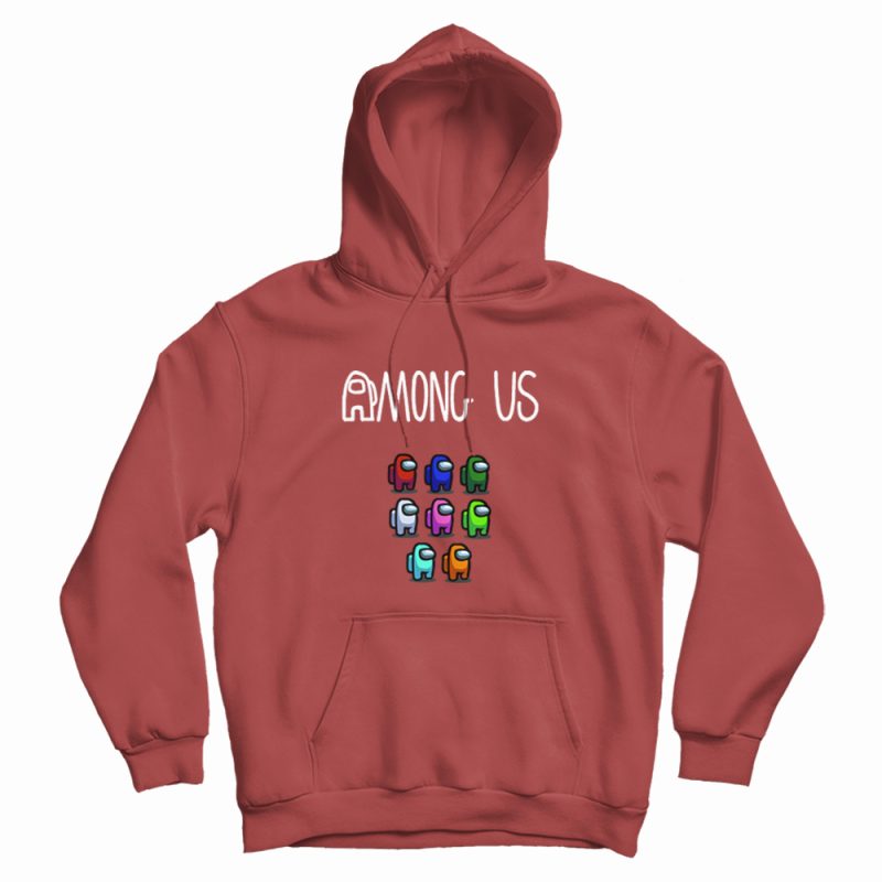 Among Us Funny Video Game Hoodie Among Us Funny Video Game Hoodie
