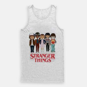 Angry Cartoon Face Stranger Things Tank Top 1