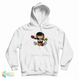 Angus Young Playing Puzzle Hoodie