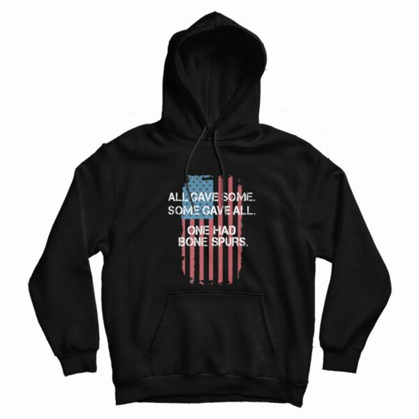 Anti Trump Resist Hoodie Draft Dodger Cadet Bone Spurs
