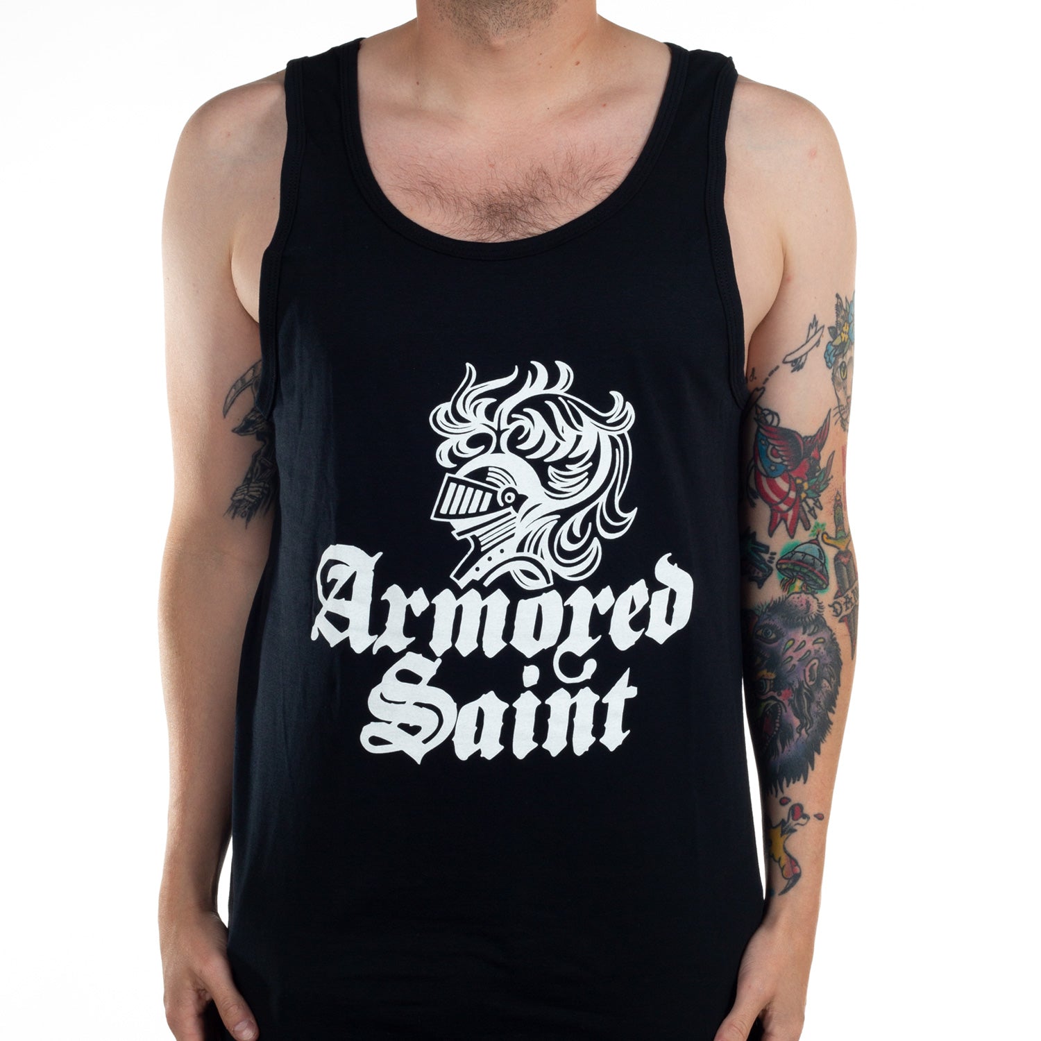 Armored Saint Helmet Logo Tank Top Armored Saint Helmet Logo Tank Top