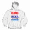 BBQ Beer Freedom America USA Party Hoodie For UNISEX