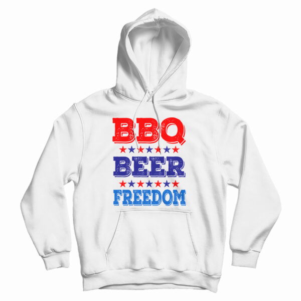 BBQ Beer Freedom America USA Party Hoodie For UNISEX