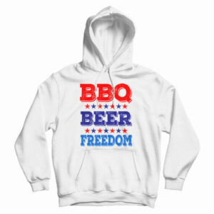 BBQ Beer Freedom America USA Party Hoodie For UNISEX