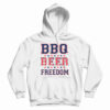 BBQ Beer Freedom Hoodie For UNISEX