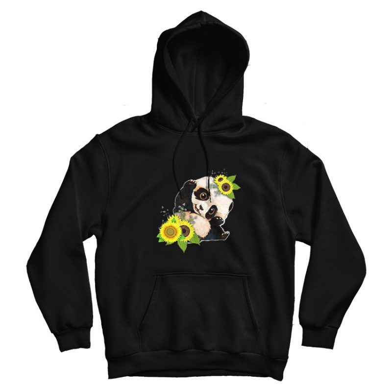 Baby Panda Sunflower Hoodie Baby Panda Sunflower Hoodie