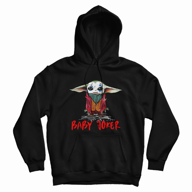 Baby Yoda Baby Joker Hoodie For UNISEX Baby Yoda Baby Joker Hoodie For UNISEX