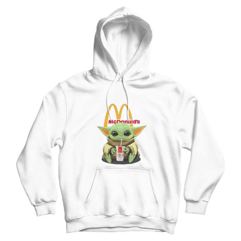 Baby Yoda Hug Mc Donald's Hoodie Baby Yoda Hug Mc Donald's Hoodie