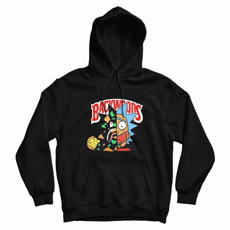 Backwoods Rick and Morty Face Hoodie Backwoods Rick and Morty Face Hoodie