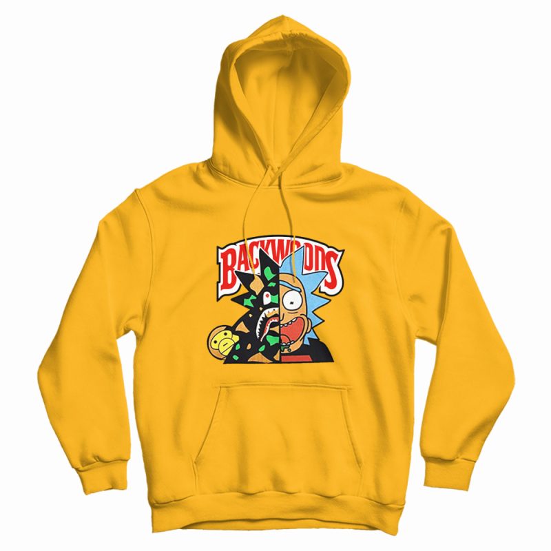 Backwoods Rick and Morty Face Hoodie Backwoods Rick and Morty Face Hoodie