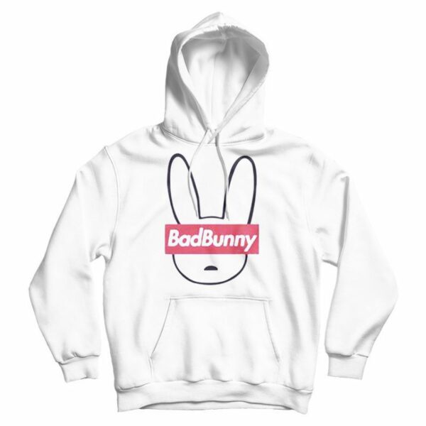 Bad Bunny Logo Hoodie Trendy Clothing