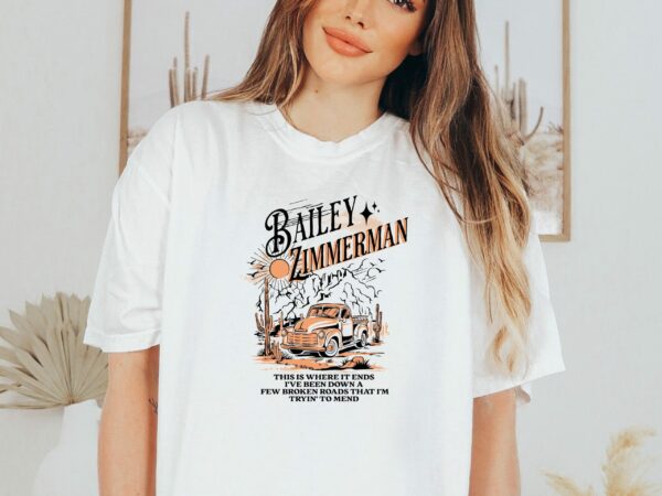 Bailey Zimmerman Artist T-Shirt Vintage 90S