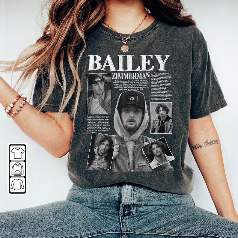 Bailey Zimmerman Concert 2023 Retro Unisex Shirt Gift Bailey Zimmerman Concert 2023 Retro Unisex Shirt Gift